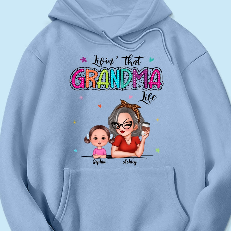 Livin' That Grandma Life Summer Vibe Dalmatian Dots Sassy Woman & Kids Personalized Shirt