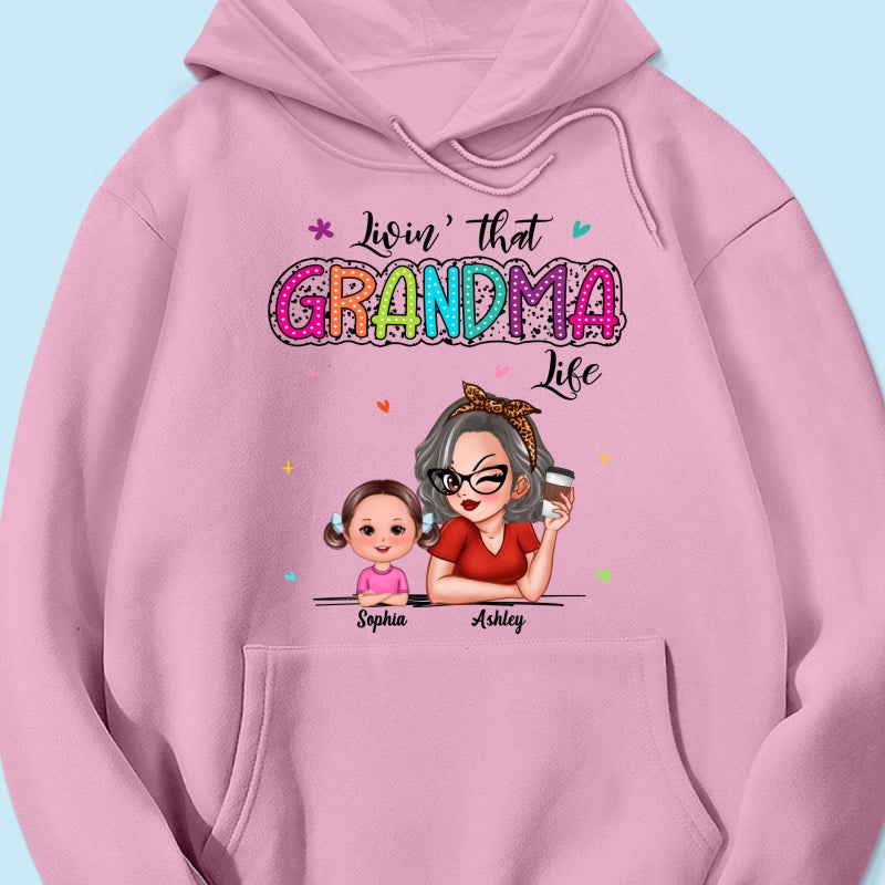 Livin' That Grandma Life Summer Vibe Dalmatian Dots Sassy Woman & Kids Personalized Shirt